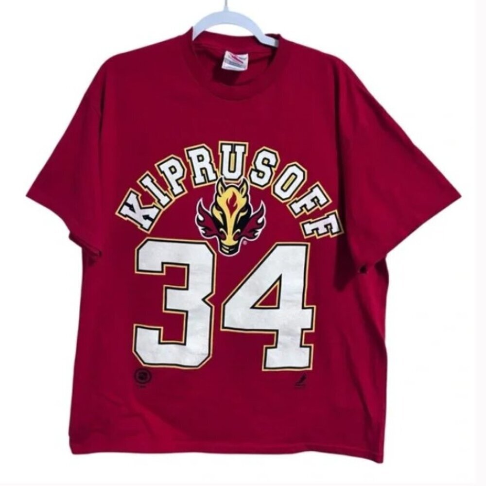 Kiprusoff Vintage Calgary Flames T # 24 - XL